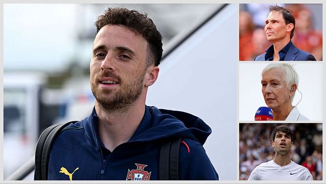 "So tragic" - Carlos Alcaraz & Martina Navratilova join Rafael Nadal in grieving over Liverpool star Diogo Jota's death