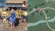 Location of the Rong Hua Pieceys in Danqing Island (Image via Sportskeeda Gaming/Infold Games)