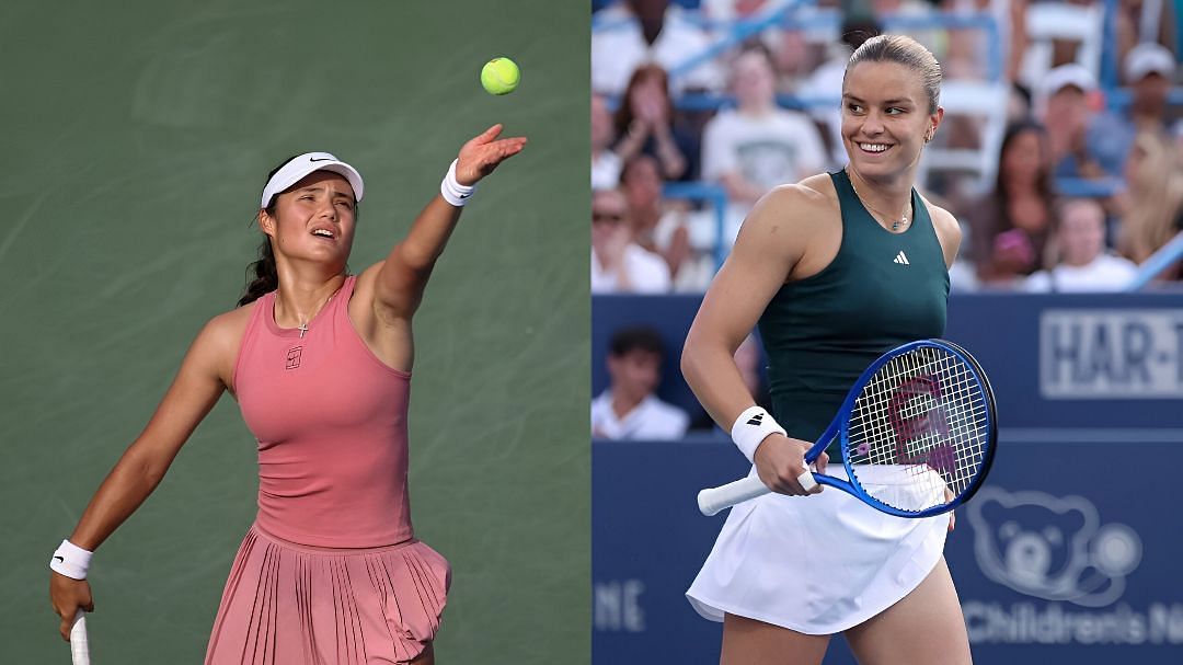 Emma Raducanu vs Maria Sakkari - Image Credits: Getty