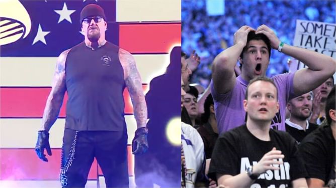 The Undertaker returns to confront TNA Champion; WWE fans respond in kind