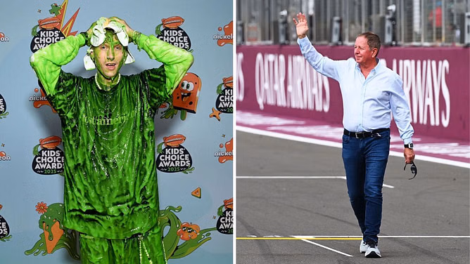 "I have no idea what you said, but thank you": When Machine Gun Kelly had an awkward exchange with F1 commentator Martin Brundle