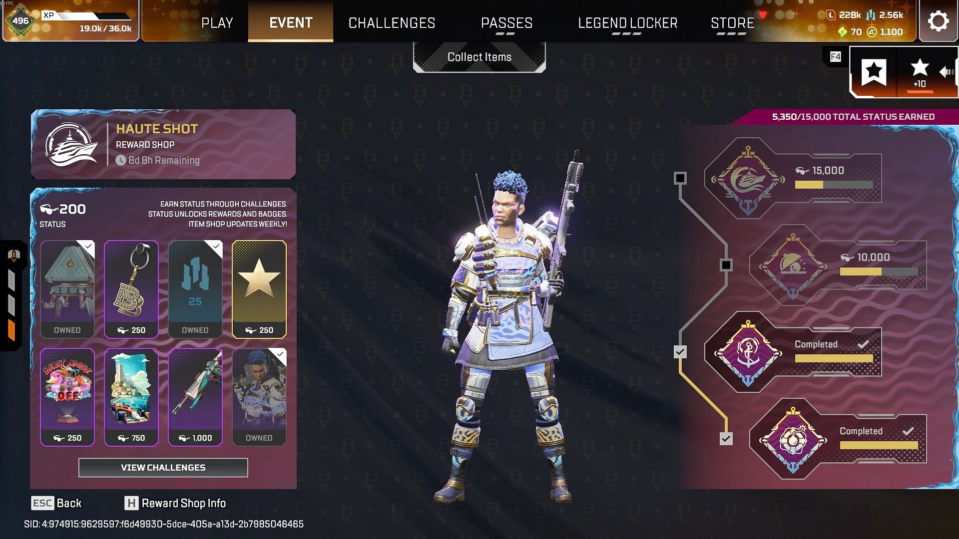 Bangalore Shallow Force skin in Apex Legends (Image via Sportskeeda Gaming | EA)