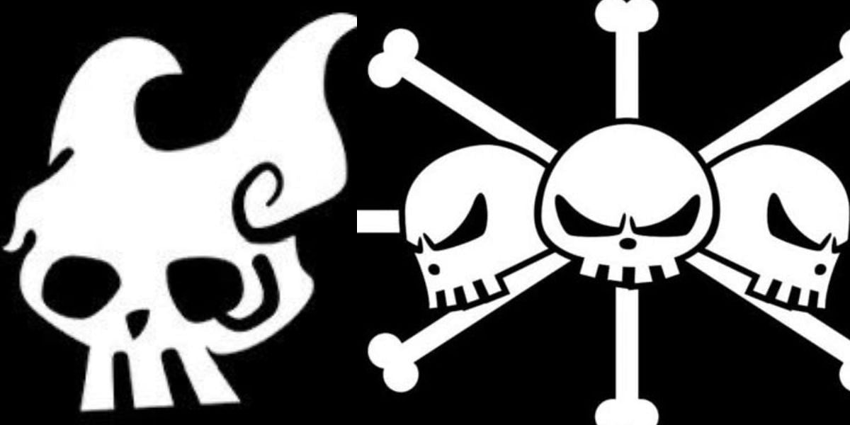 Jolly Rogers of Rocks and Blackbeard Pirates (Images via Toei Animation)