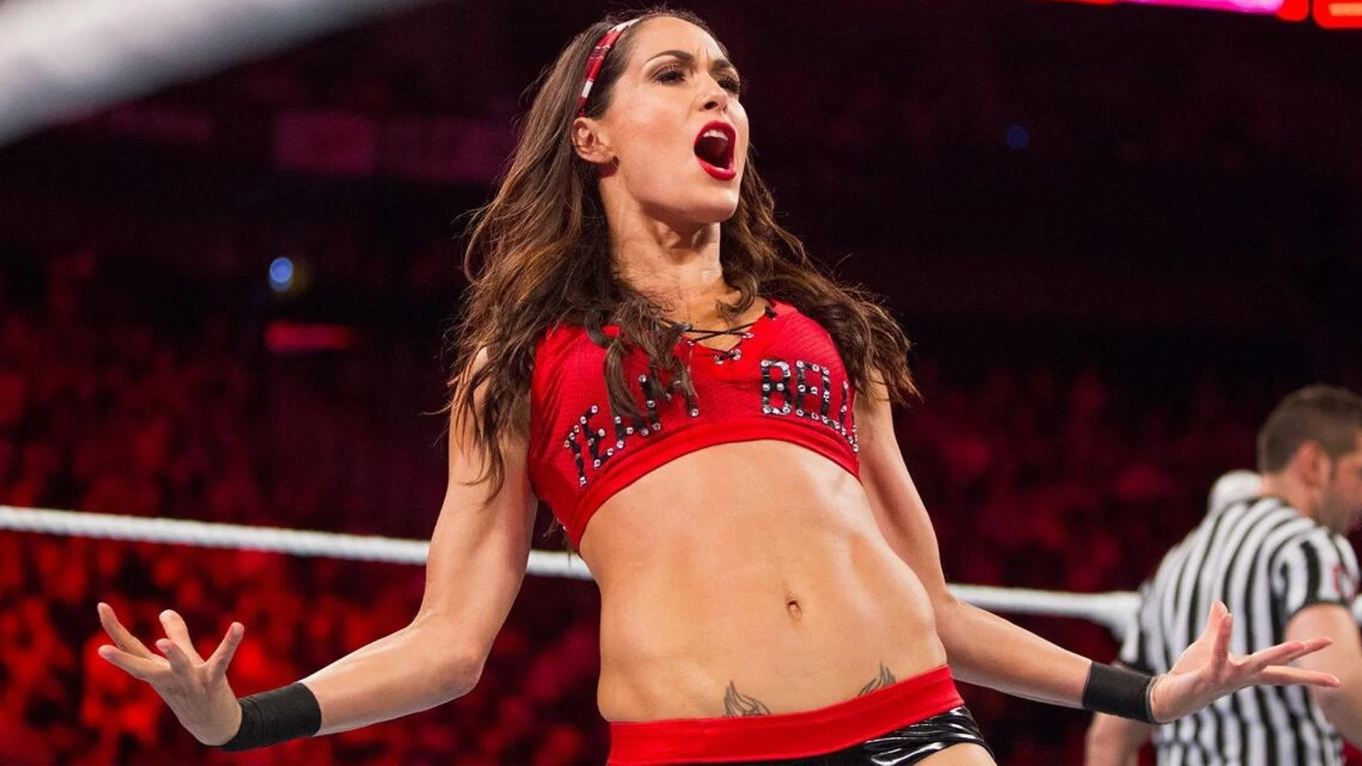 Bella was inducted into the Hall of Fame in 2020. [Image credit: WWE.com]