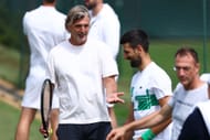 Novak Djokovic with former coach Goran Ivanisevic at the 2025 Championships | Getty Images