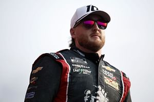 Ty Dillon takes a shot at Brad Keselowski's infamous basketball fail after eliminating the No.6 driver from In-Season Challenge