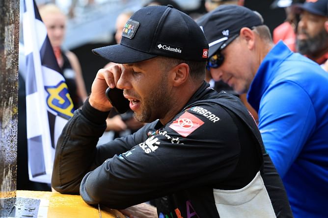 Bubba Wallace reveals what Michael Jordan told him after his first NASCAR victory as a father
