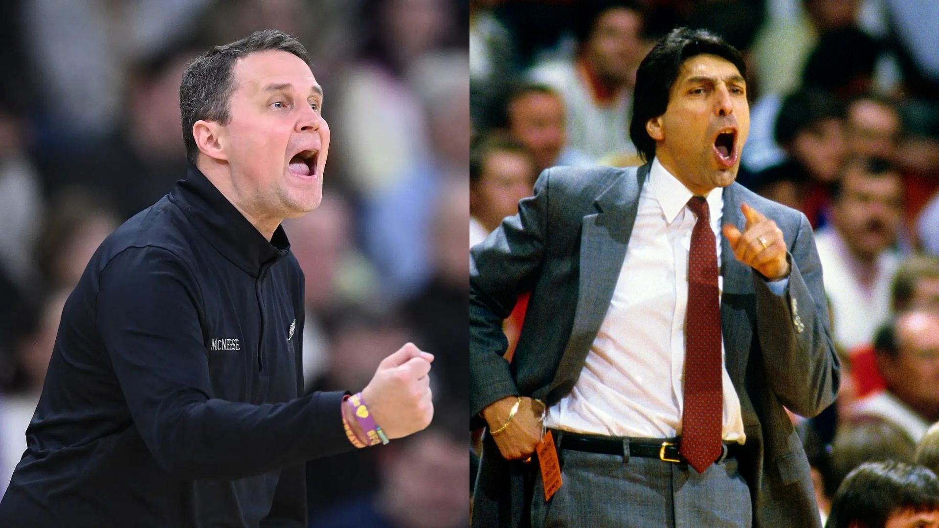 NC State new coach Will Wade, former NC State coach Jimmy V