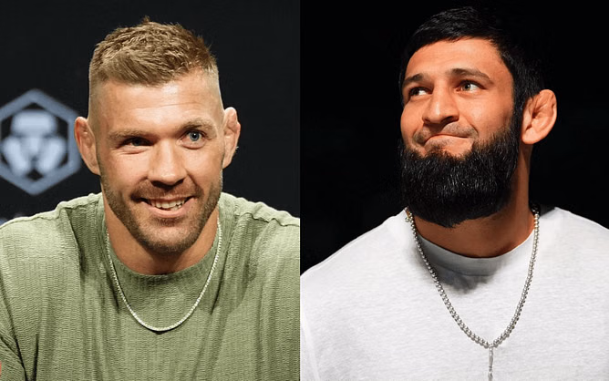 Dricus du Plessis hilariously trolls Khamzat Chimaev's photo expression with selfie: "Just need a little more work on the beard"