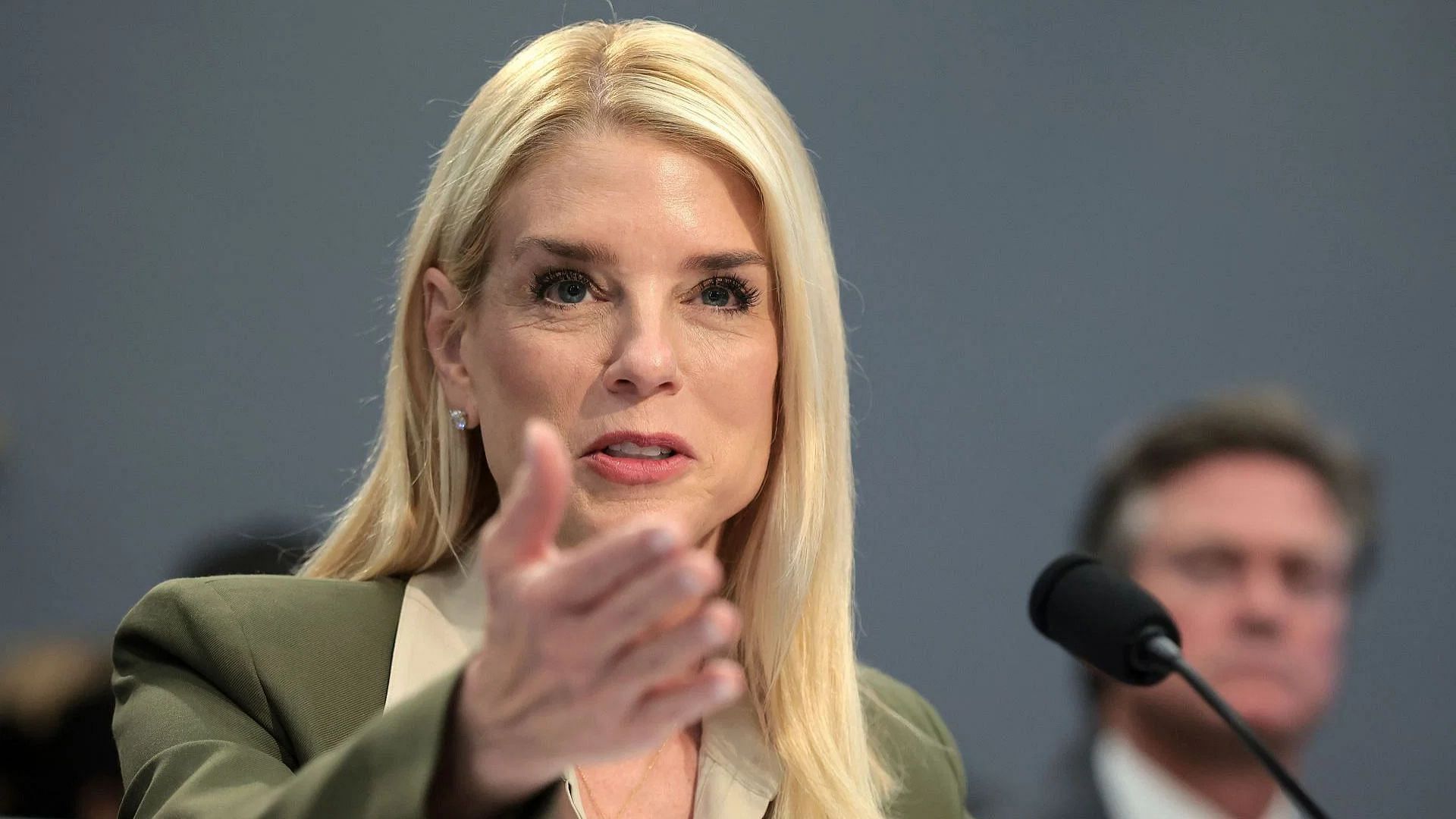 Attorney General Pam Bondi testifies before the House Committee on Appropriations at the U.S. Capitol on June 23, 2025 in Washington, DC (Image via Getty)
