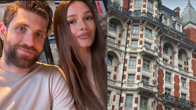 Leon Draisaitl and fiancee Celeste explore London ahead of couple's upcoming wedding in France