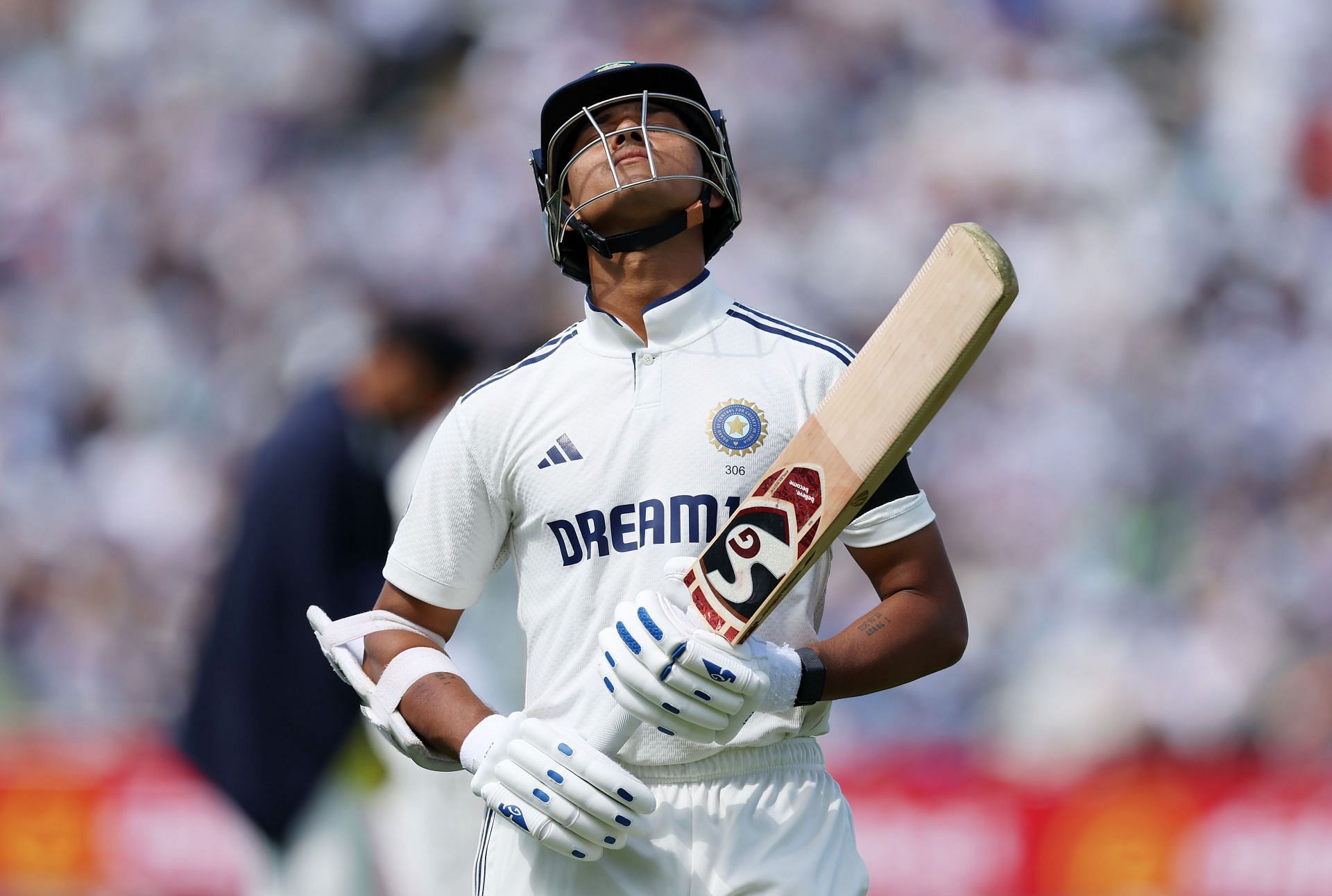 Yashasvi Jaiswal was caught behind off Ben Stokes&#039; bowling. [P/C: Getty]