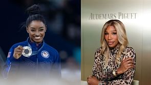 Simone Biles gets a surprise musical shoutout from Serena Williams
