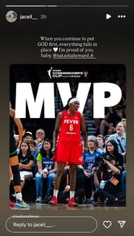 Jac'Eil Howard's IG story/ @jaceil_