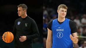 Duke HC Jon Scheyer claims Cooper Flagg did 'amazing job' at handling pressure despite March Madness collapse vs Houston