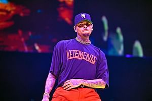 "What does one even do with 6 women??" — Internet reacts to Chris Brown leaving his Paris hotel with a barrage of women