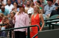 Louise Jacobi (R) supporting Cameron Norrie at Wimbledon 2025. (Photo: Getty)