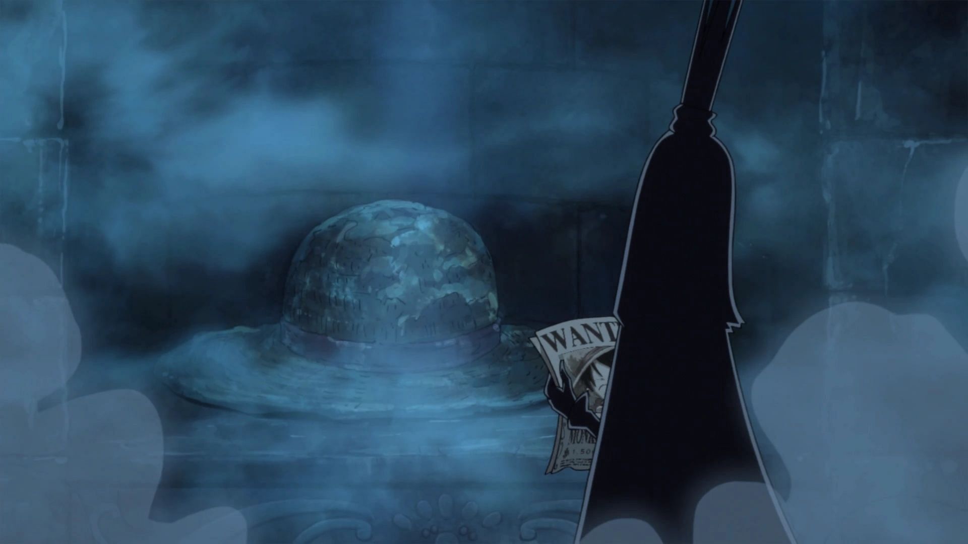 Imu gazing at the enormous straw hat in Mary Geoise (Image via Toei Animation)