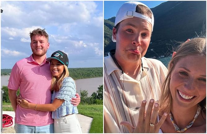 Quinn Ewers’ girlfriend, Mady Barnes, sends 2-word message as Riley Leonard gets engaged to his college sweetheart, Molly Walding