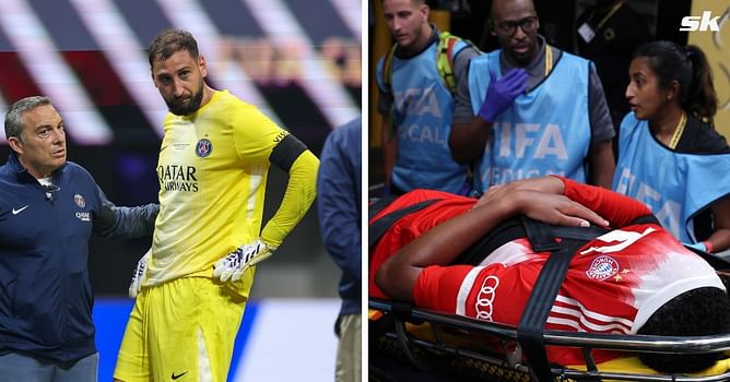 WATCH: PSG goalkeeper Donnarumma nearly breaks down in tears after watching horror injury suffered by Jamal Musiala following collision with him
