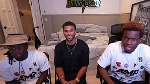 "24 hours straight": Love Island's Jeremiah talks to Kai Cenat and ImDavisss about the show's intense filming schedule