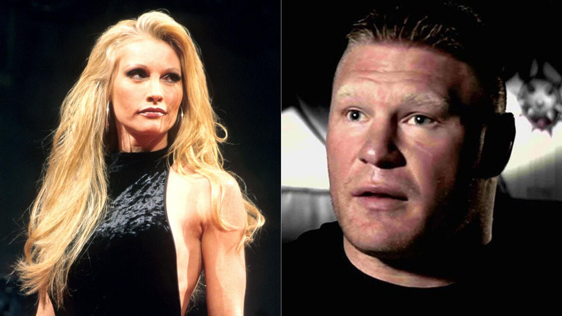 Sable (left); Brock Lesnar (right) [Image Credits: wwe.com]