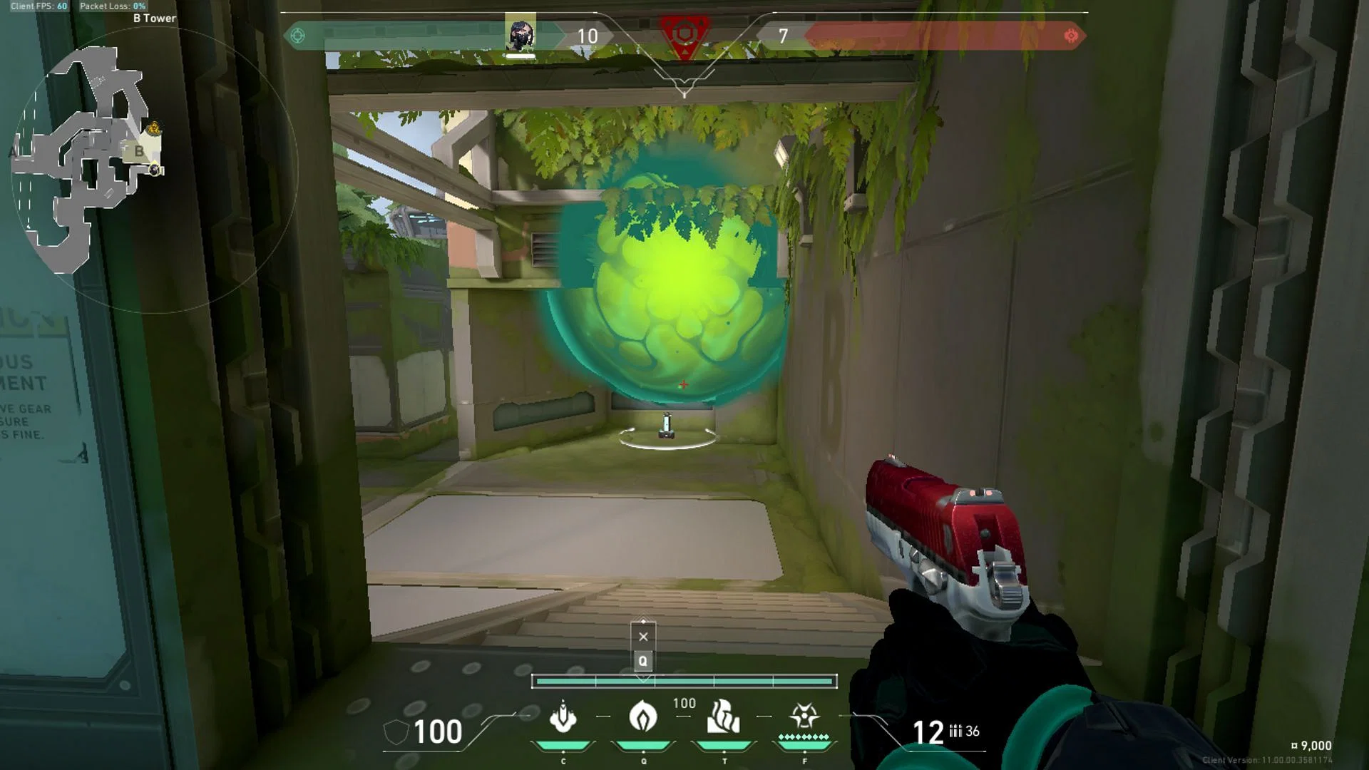One-way against defenders trying to defuse (Image via Riot Games)