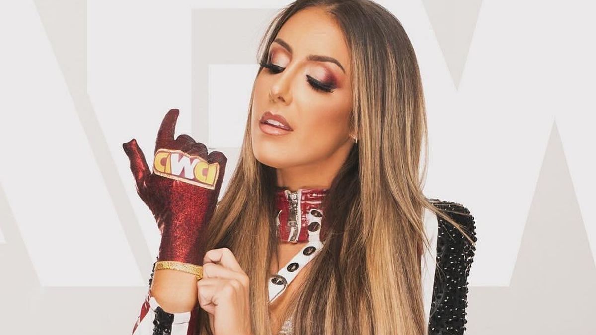 Britt Baker is signed with AEW (Image via Britt Baker