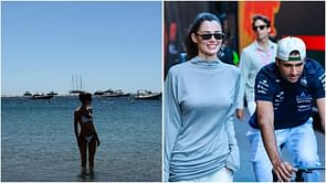 Carlos Sainz’s Girlfriend wows in a dreamy white bikini during tropical getaway