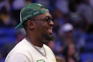 Bolt at the Las Vegas Aces v Dallas Wings - (Source: Getty)