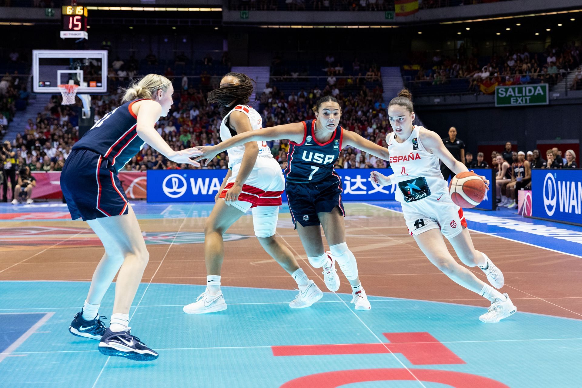 Sienna Betts, Jazzy Davidson & Saniyah Hall continue to dominate as USA breezes past China to earn a spot in the FIBA U19 quarterfinal