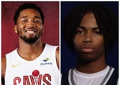 “Spida would drop TWO HUNDRED on these dudes”: College hoops fans react as Donovan Mitchell and Deron Rippey Jr. guard each other