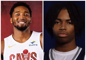 “Spida would drop TWO HUNDRED on these dudes”: College hoops fans react as Donovan Mitchell and Deron Rippey Jr. guard each other