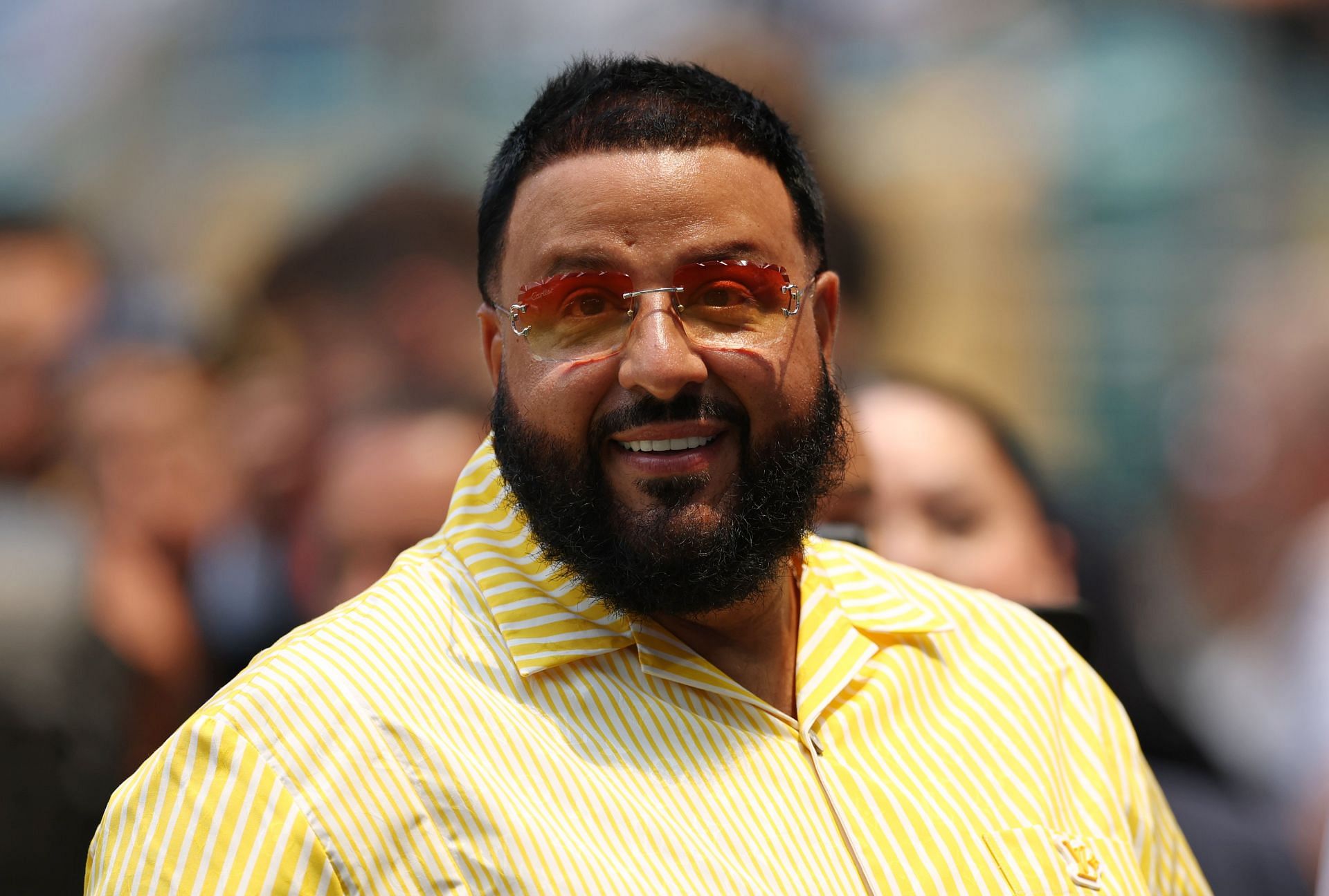 Khaled at a sporting event (Image via Getty)