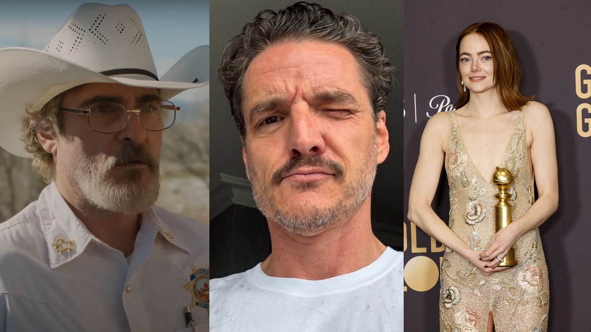 Eddington cast and characters (Images via YouTube/A24; Instagram/@pascalispunk; Getty)