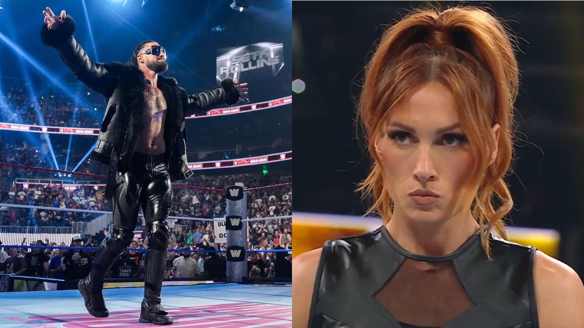 Seth Rollins and Becky Lynch (Image Credits: WWE.com and WWE on X)