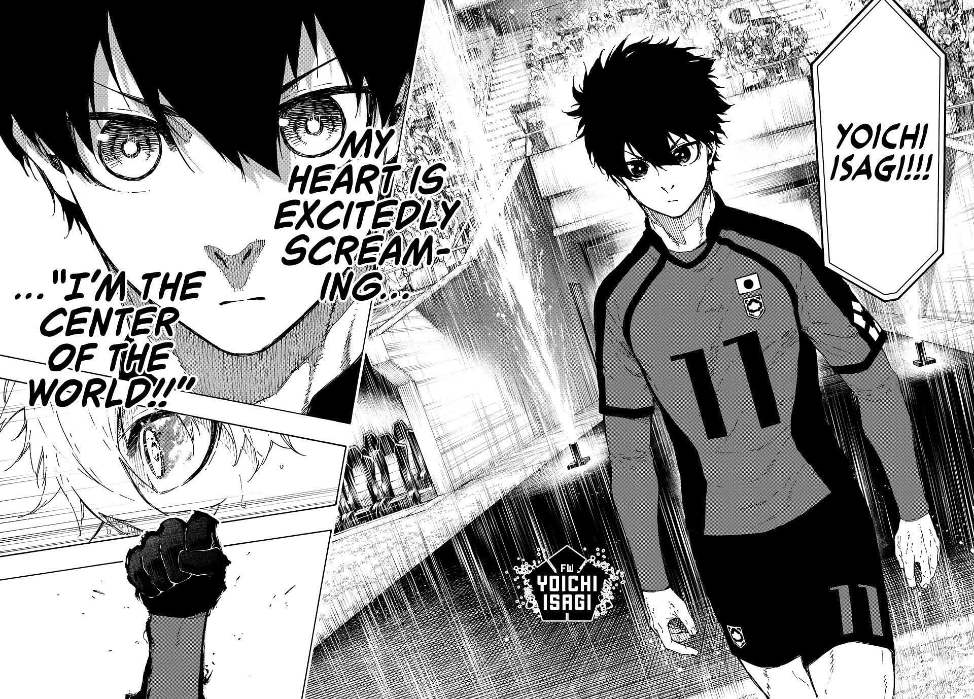 Yoichi Isagi as seen in Blue Lock (Image via Kodansha)