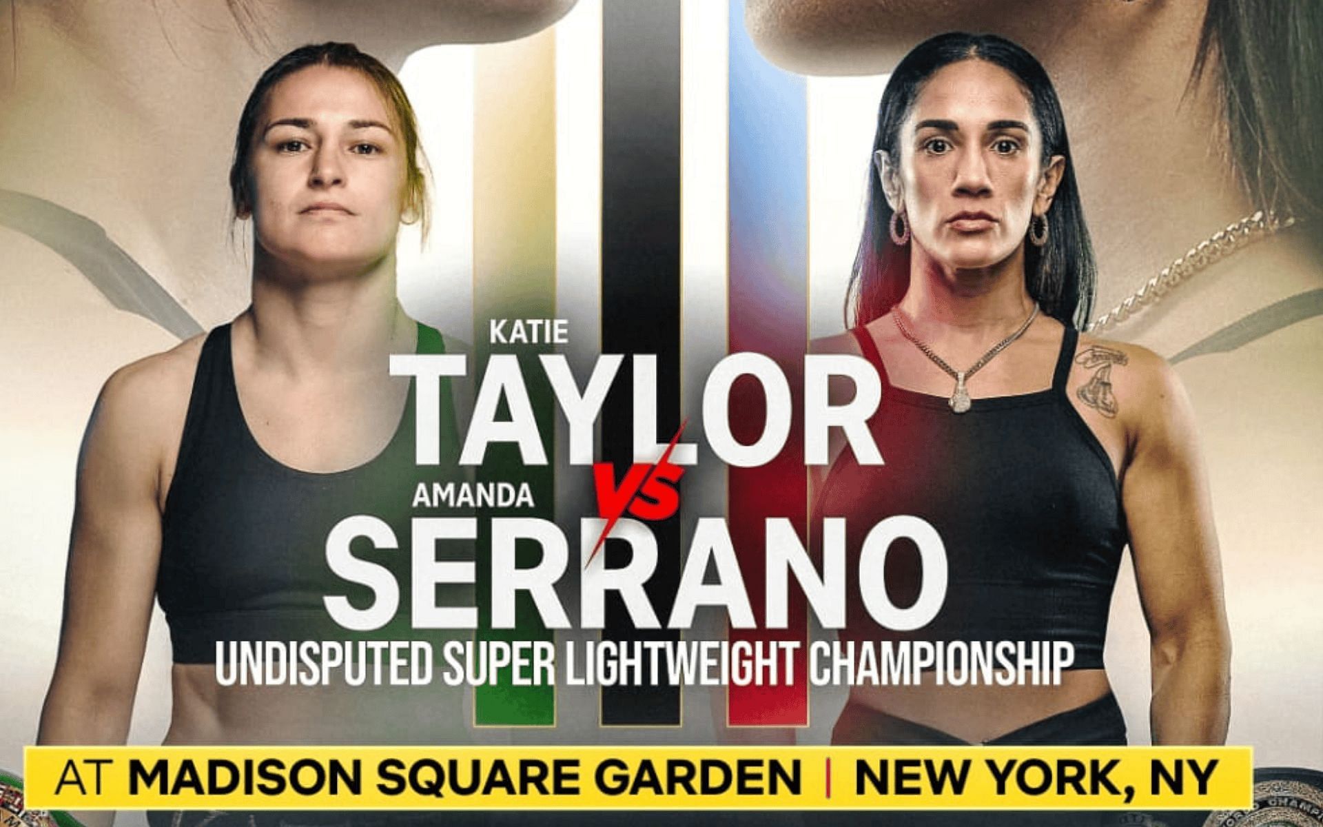 Katie Taylor and Amanda Serrano are set for trilogy bout. [Image courtesy: @netflix on X]