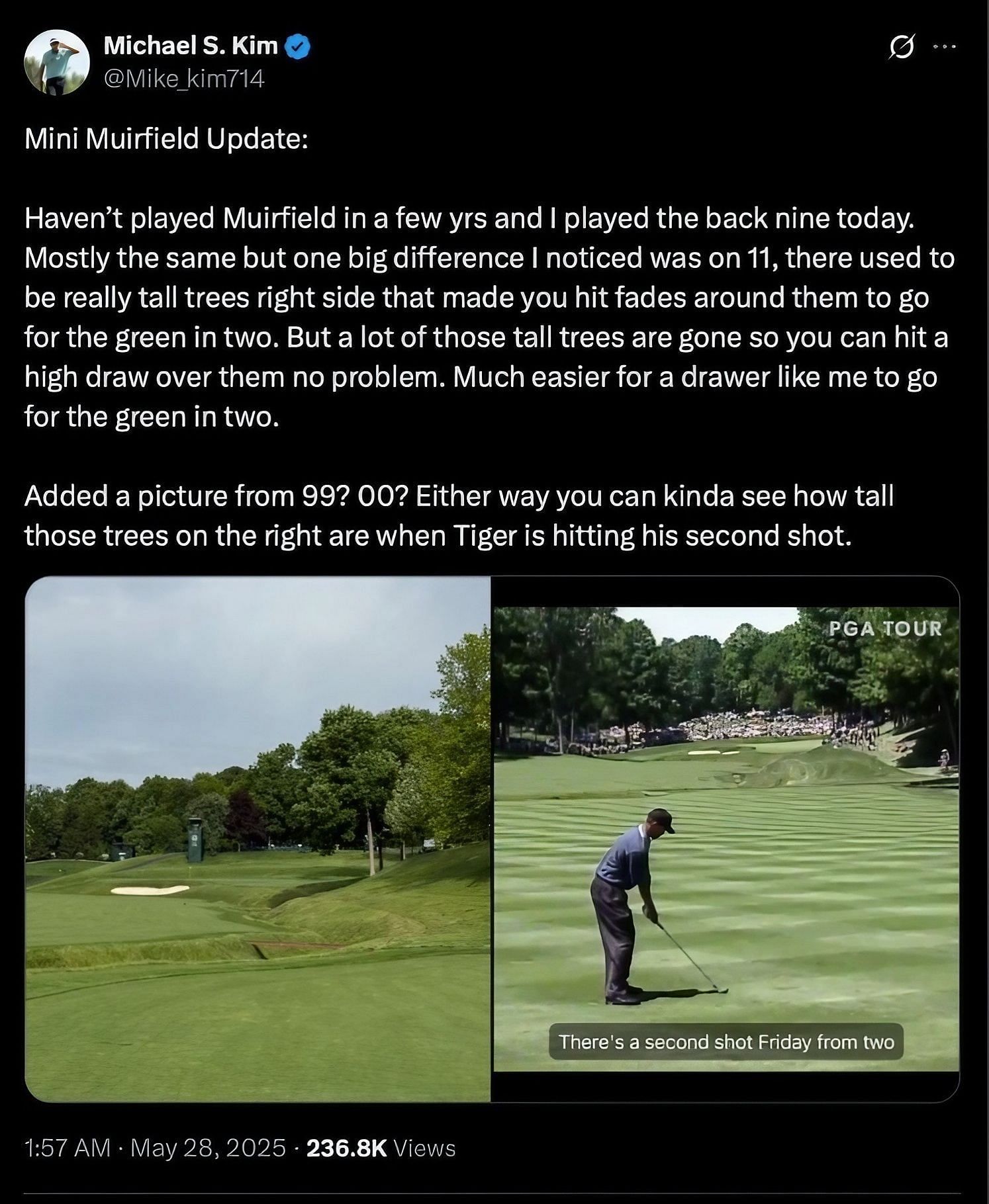 Screenshot of Kim Ax/X Post: @mike_kim714