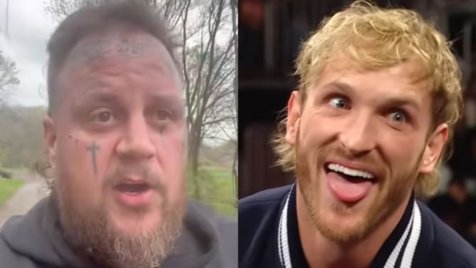 Jelly Roll suddenly lashes out at fans after Logan Paul is cheered in non-WWE appearance