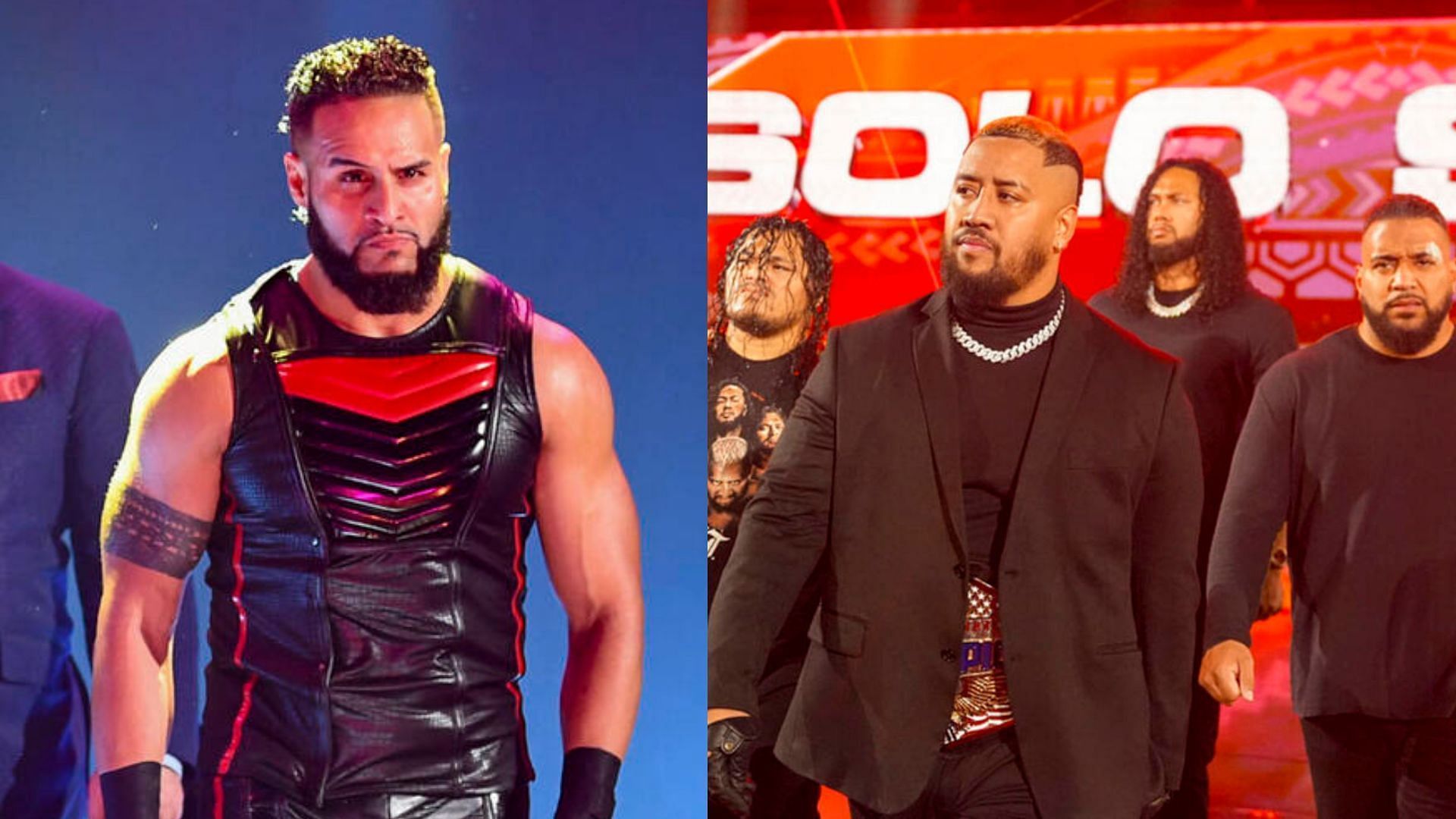 Tama Tonga (left), Solo Sikoa and the MFT (Image Credits: WWE.com)
