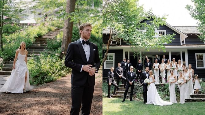 In Photos: Connor McDavid recaps couple's dreamy Muskoka wedding on their first anniversary