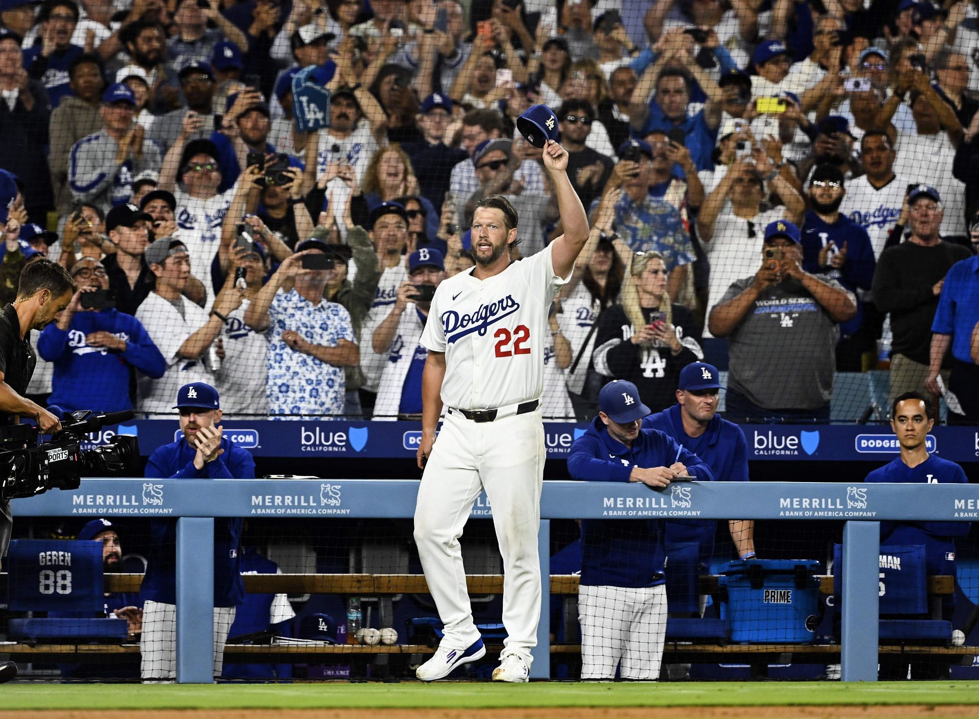 Clayton Kershaw z Los Angeles Dodgers 3000. Strikeout. - Zdroj: Getty