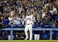 Clayton Kershaw of the Los Angeles Dodgers 3000th strikeout. - Source: Getty