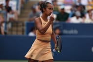 Leylah Fernandez at the Mubadala Citi DC Open 2025 in Washington, DC. (Photo by Getty Images)