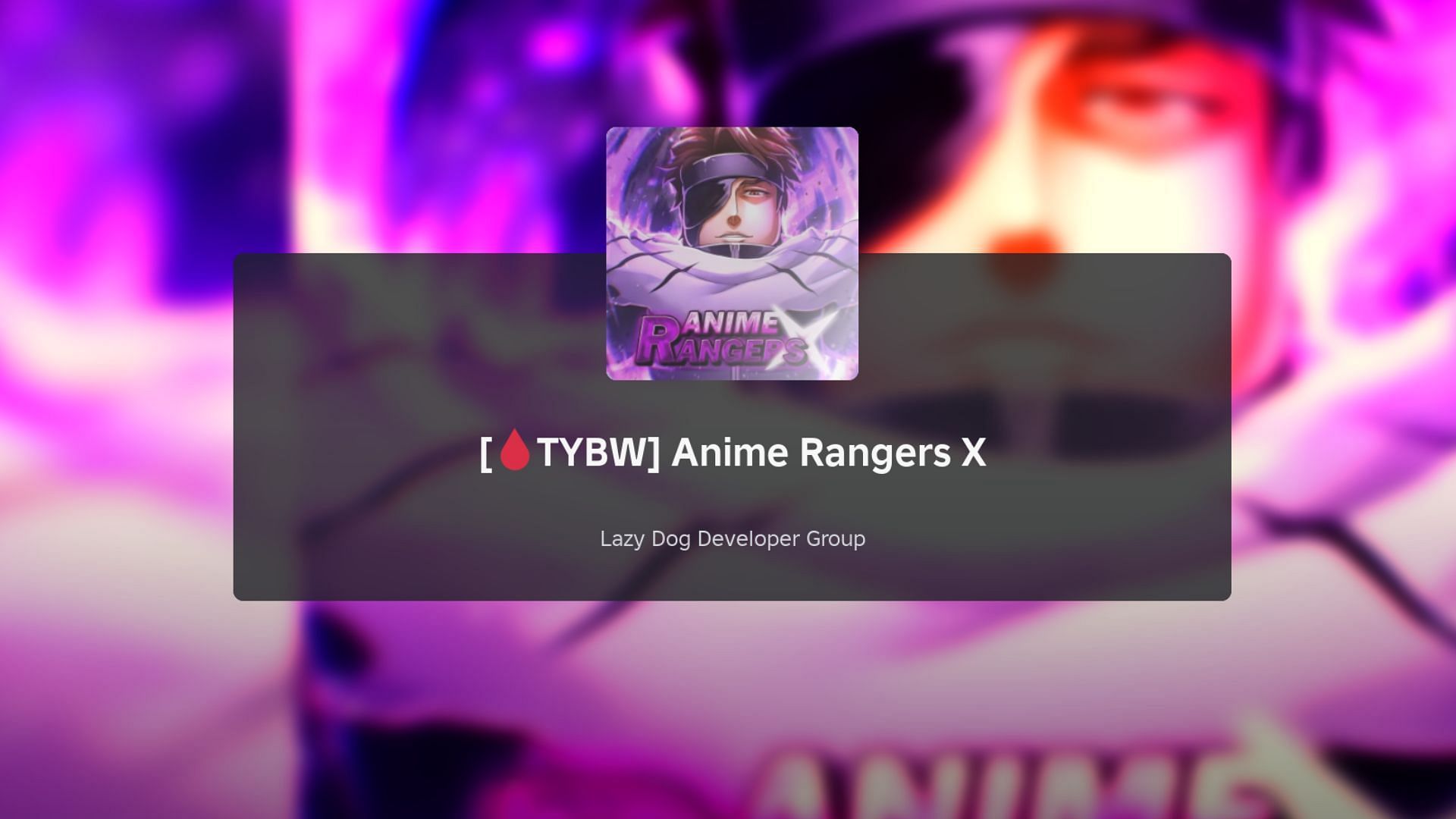Anime Rangers X loading screen