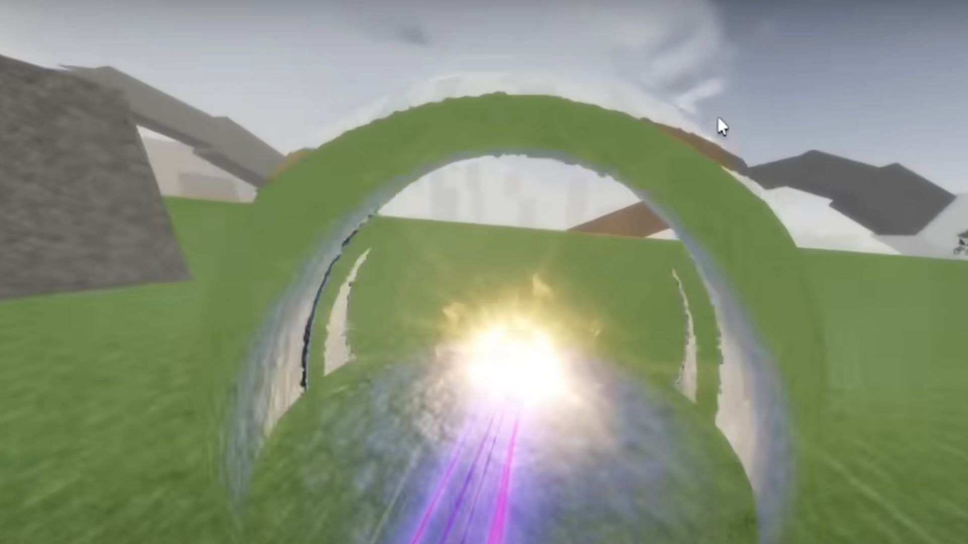 Efekt LighttsPeed (obrázok cez Roblox)
