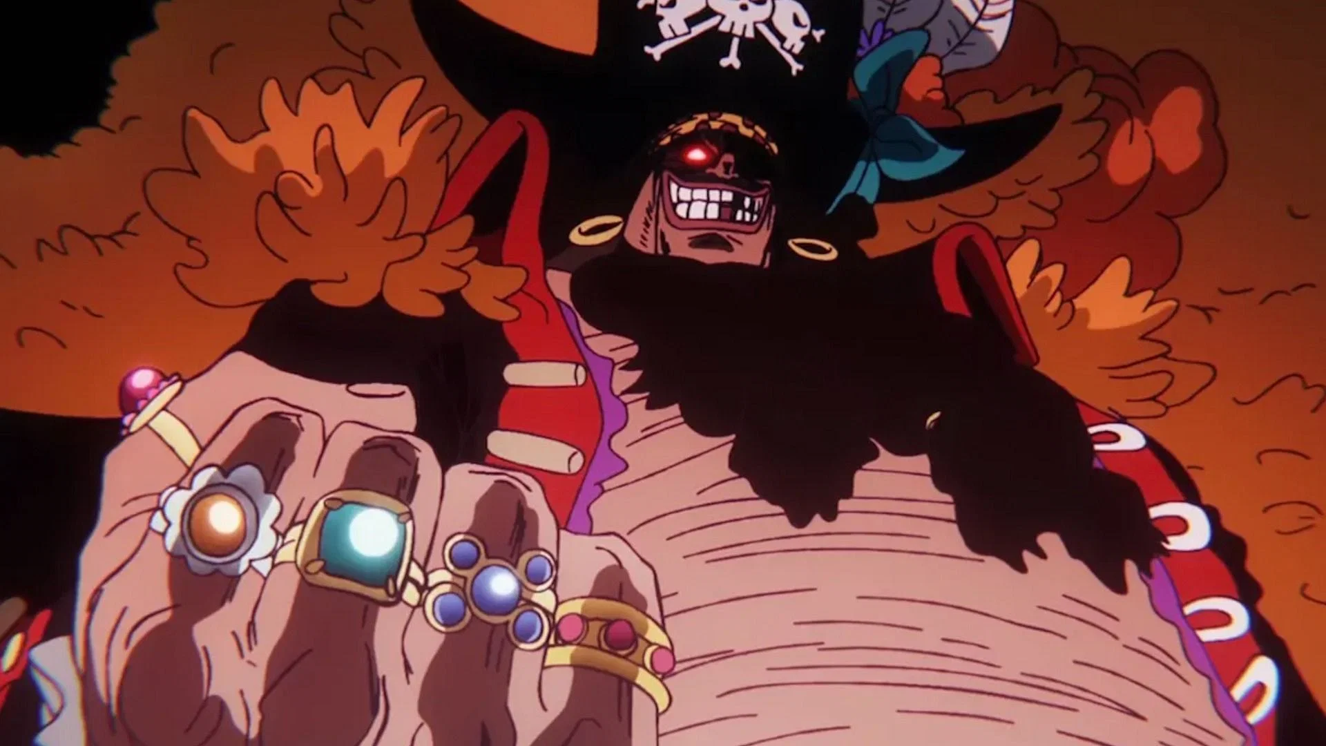 Blackbeard could be the reincarnation of Rocks D. Xebec in One Piece (Image via Toei Animation)