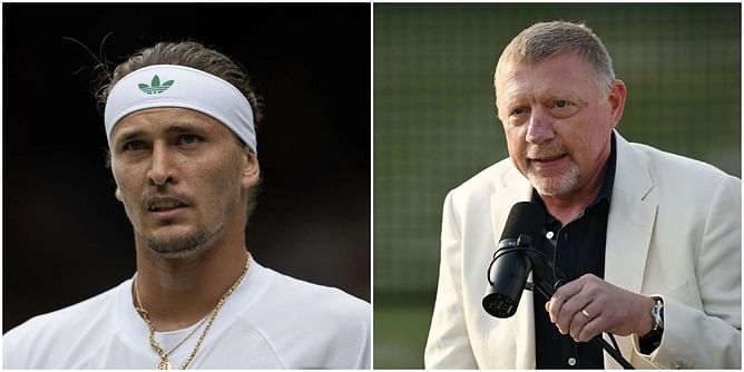 "I watched his press conference and cried" - Boris Becker 'worried' about Alexander Zverev's mental health after his remarks on Wimbledon exit