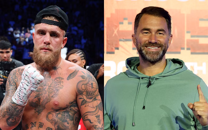 Eddie Hearn gets brutally honest about the possibility of Jake Paul winning world championship belt: "He might win one from TK Maxx"